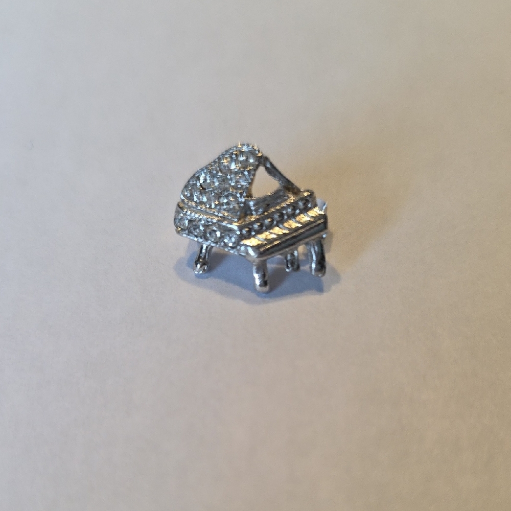 Vintage Small Silvertone Piano Pin Marked Ora